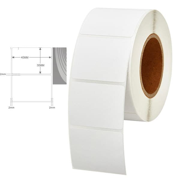 Giấy in tem 40x30 (cuộn 25m) — ảnh 1/3